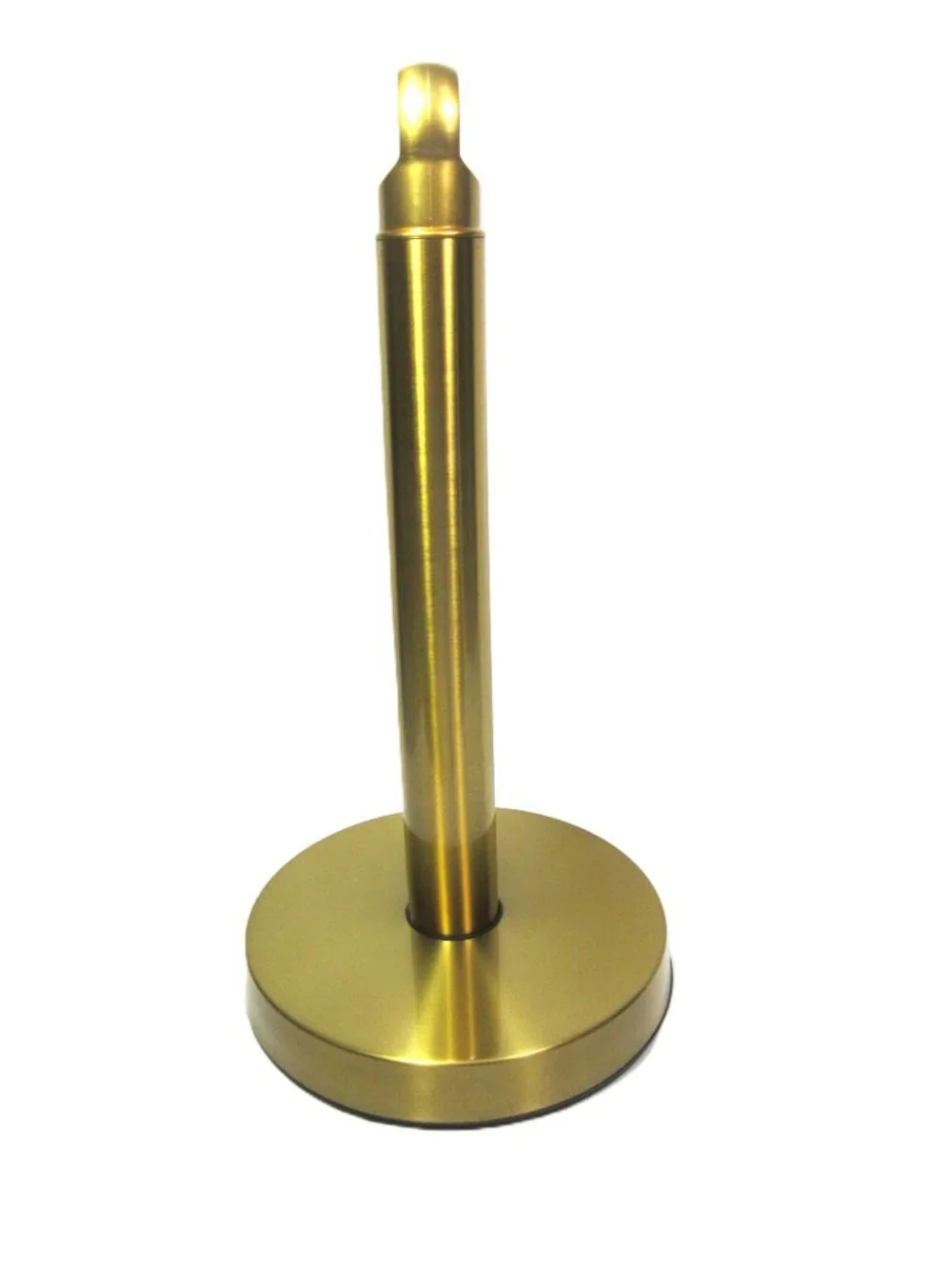 Like New Gold or Brass Tone Paper Towel Holder with Tension Arm $44 on Amazon
